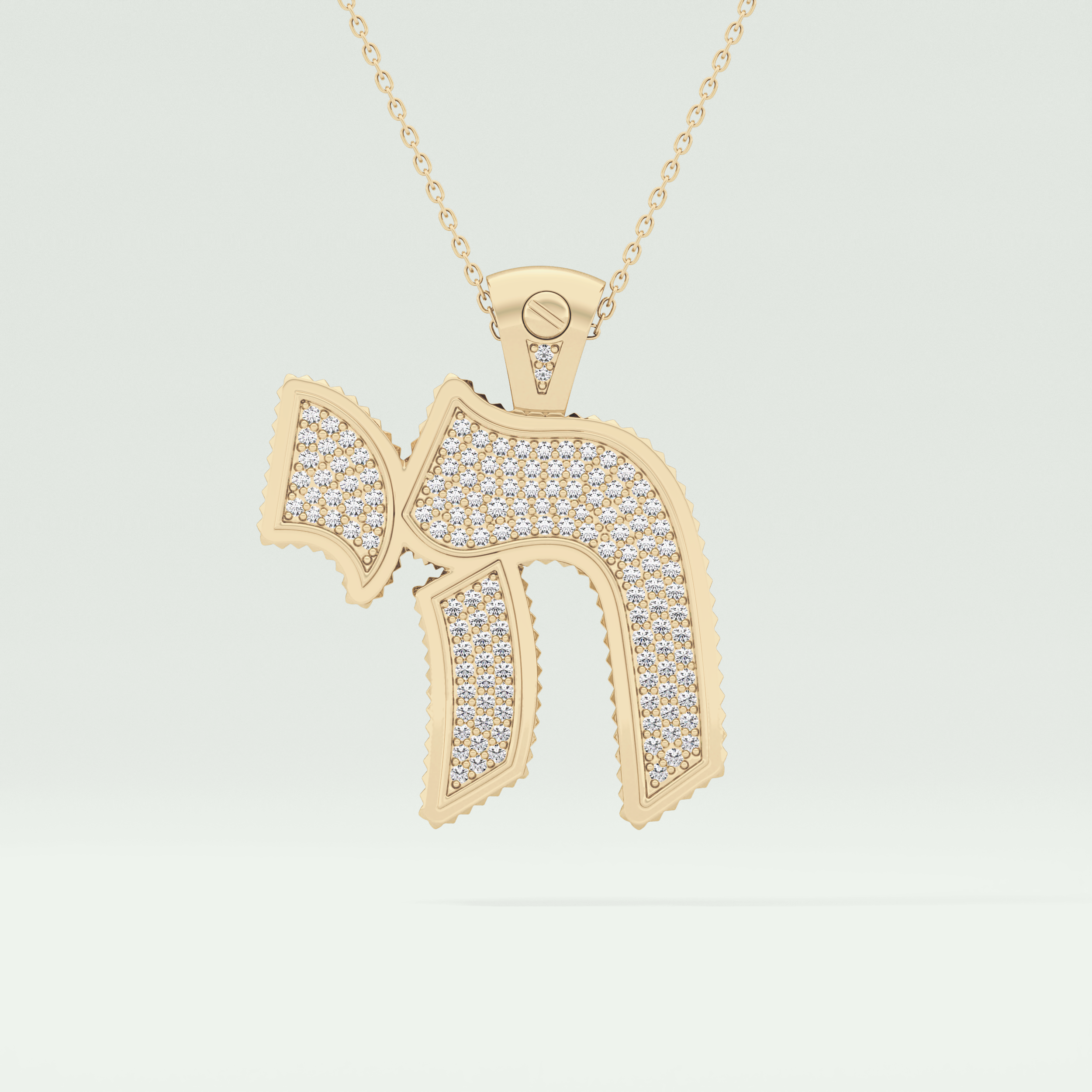 0.40 CT Unique Round Stones Moissanite Diamond Necklace 1